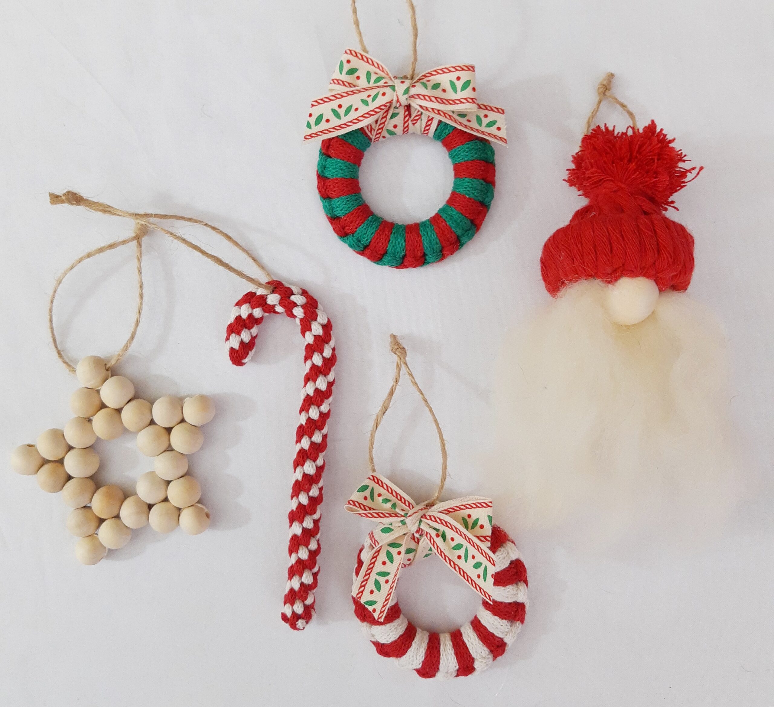 Zestaw ozdób świątecznych 2 szt. - czerwony - obrazek 3