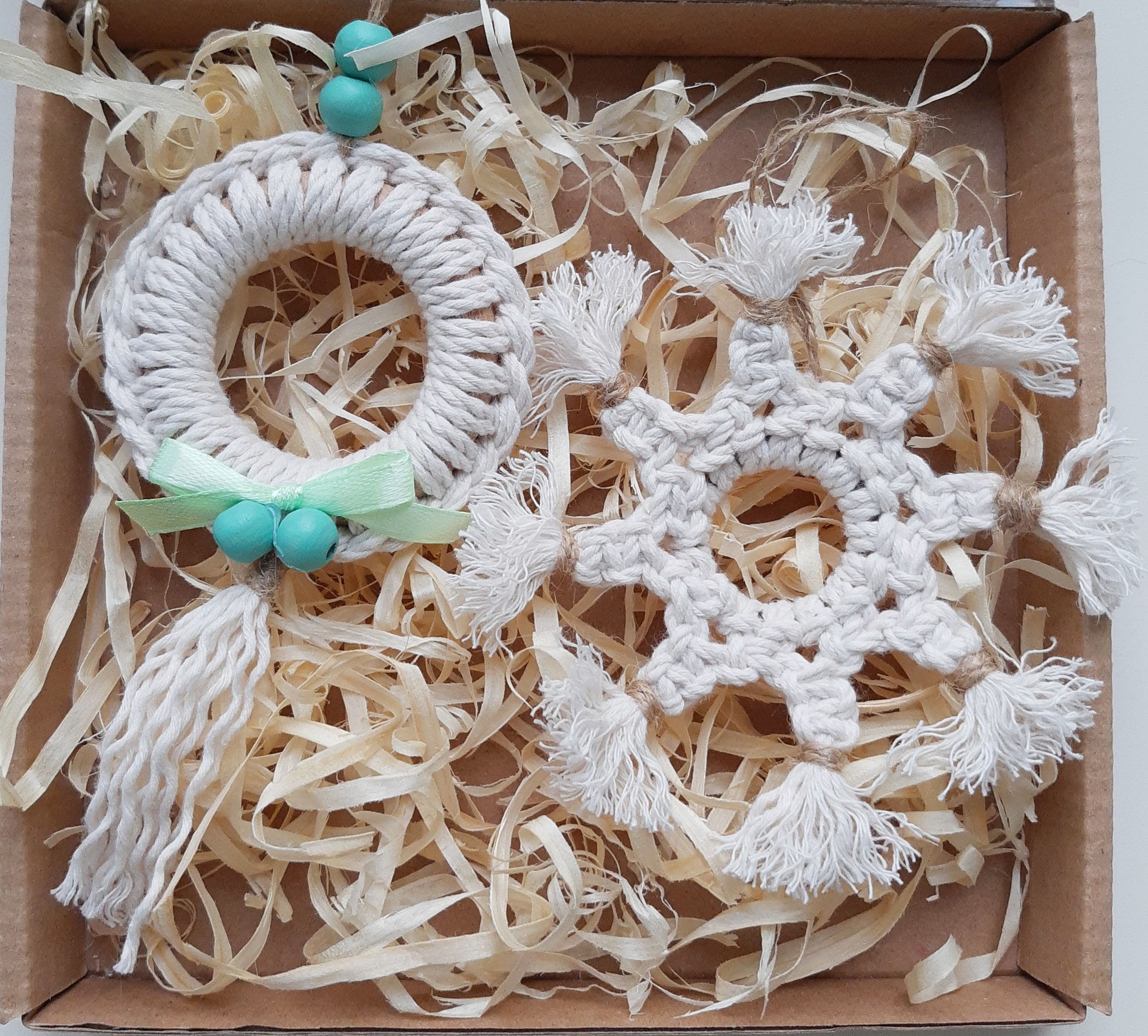 Zestaw ozdób świątecznych 6 szt. - wybierz ozdoby sam - miętowy - obrazek 8