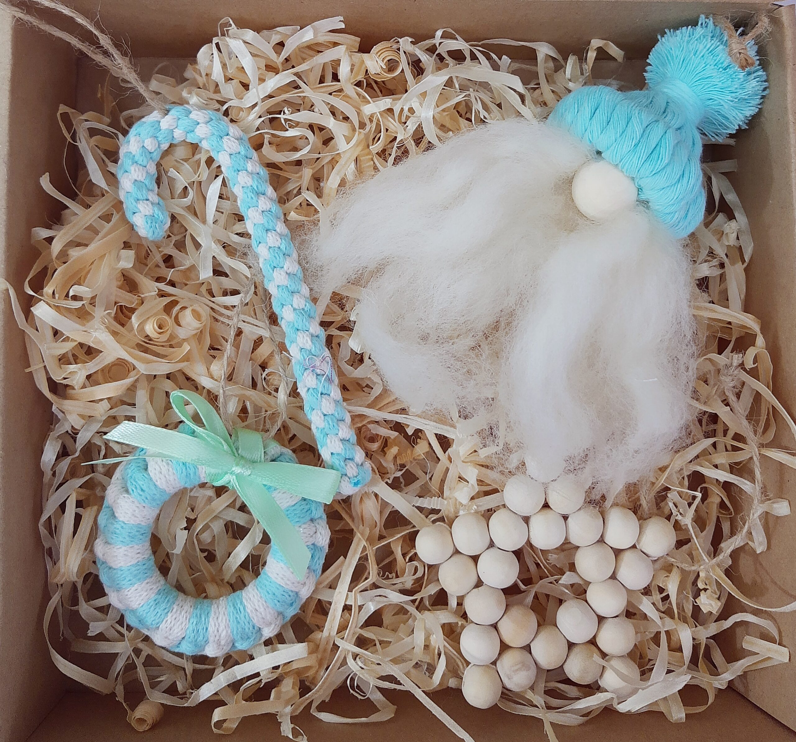 Zestaw ozdób świątecznych 6 szt. - wybierz ozdoby sam - miętowy - obrazek 6