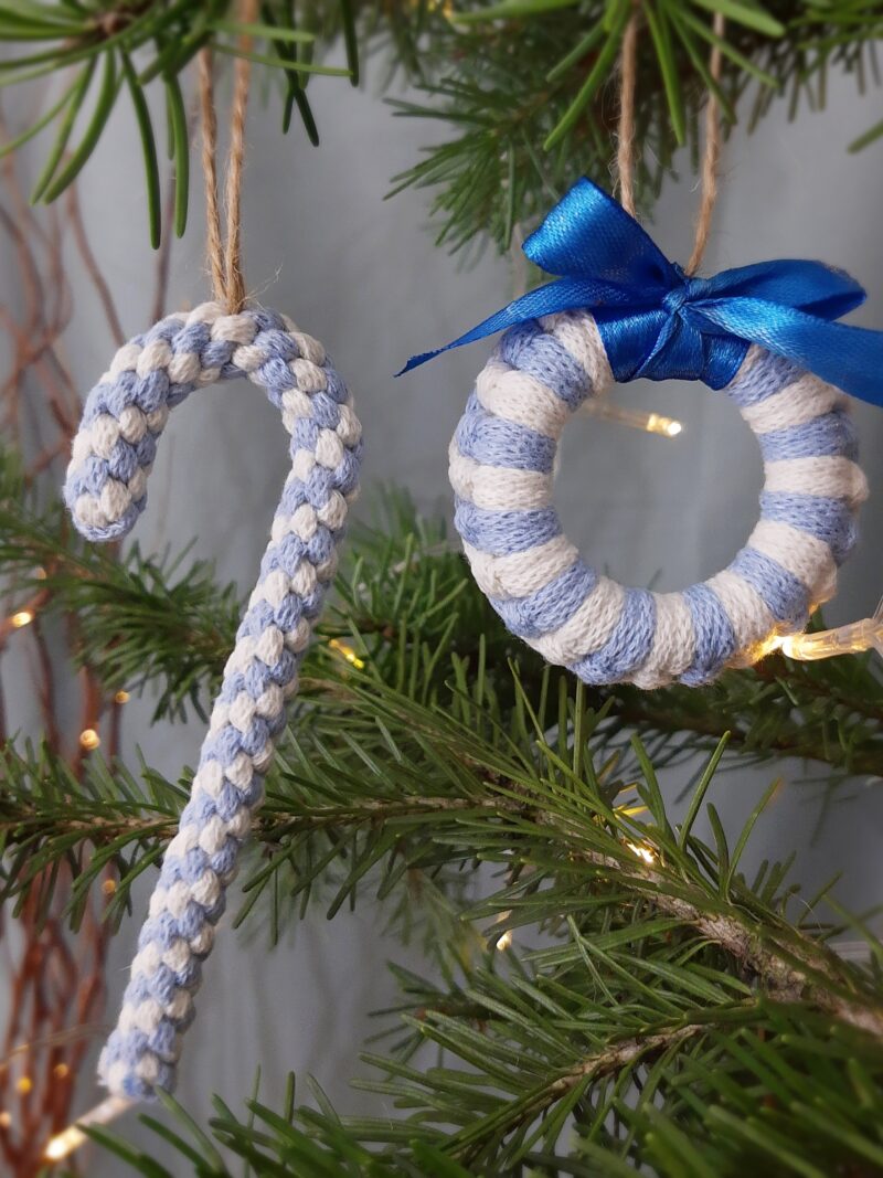 Zestaw ozdób świątecznych 2 szt. - wybierz ozdoby sam - błękitny