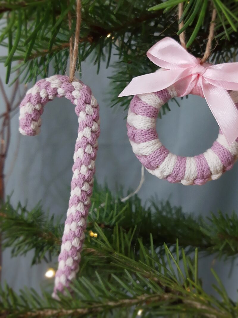 Zestaw ozdób świątecznych 6 szt. - wybierz ozdoby sam - różowy