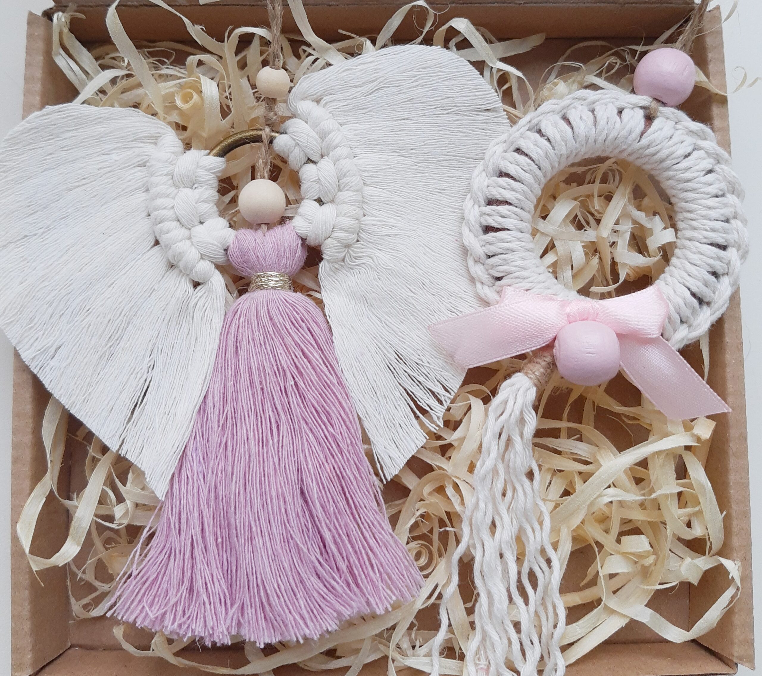 Zestaw ozdób świątecznych 2 szt. - wybierz ozdoby sam - różowy - obrazek 6