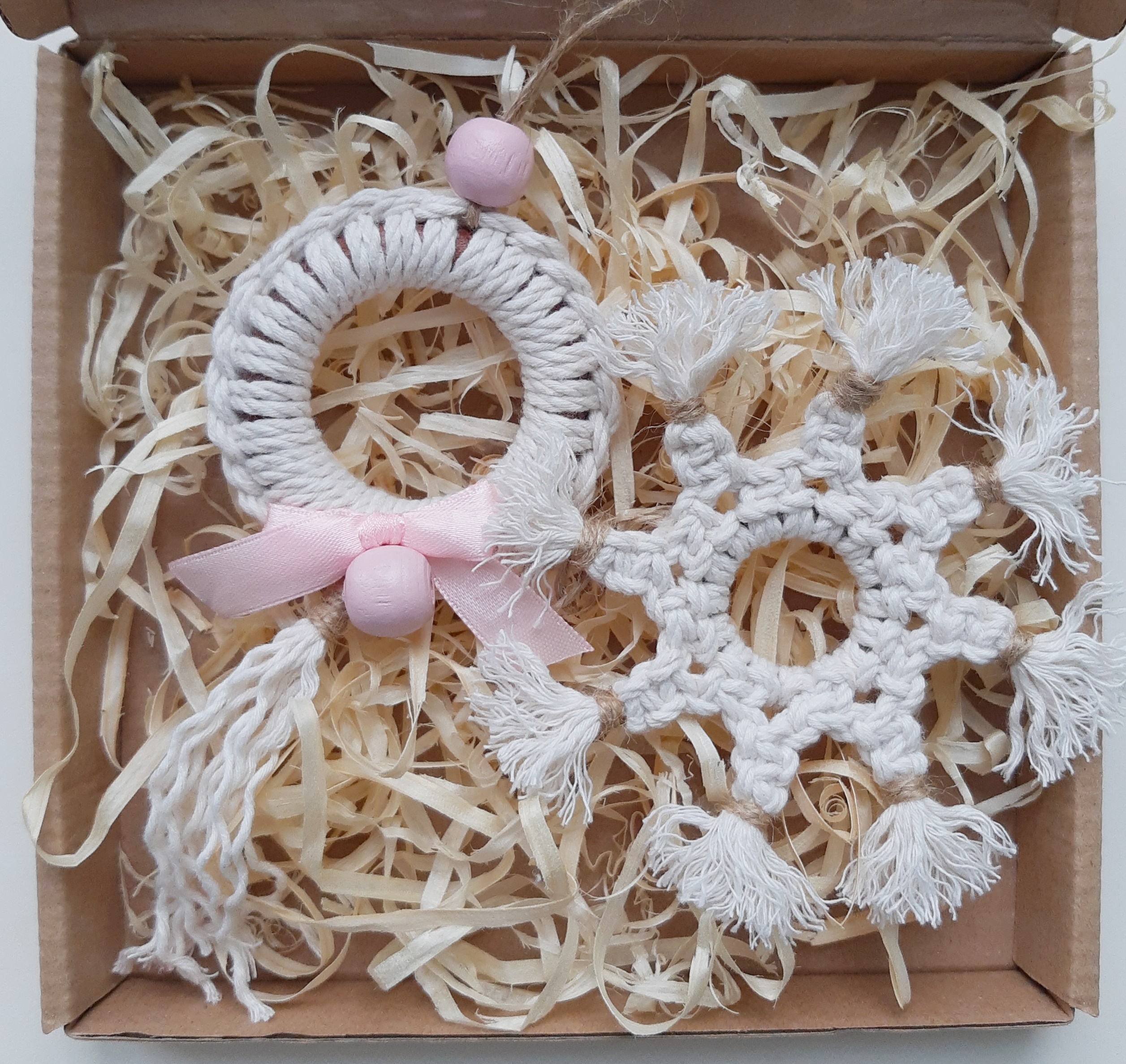 Zestaw ozdób świątecznych 2 szt. - wybierz ozdoby sam - różowy - obrazek 9