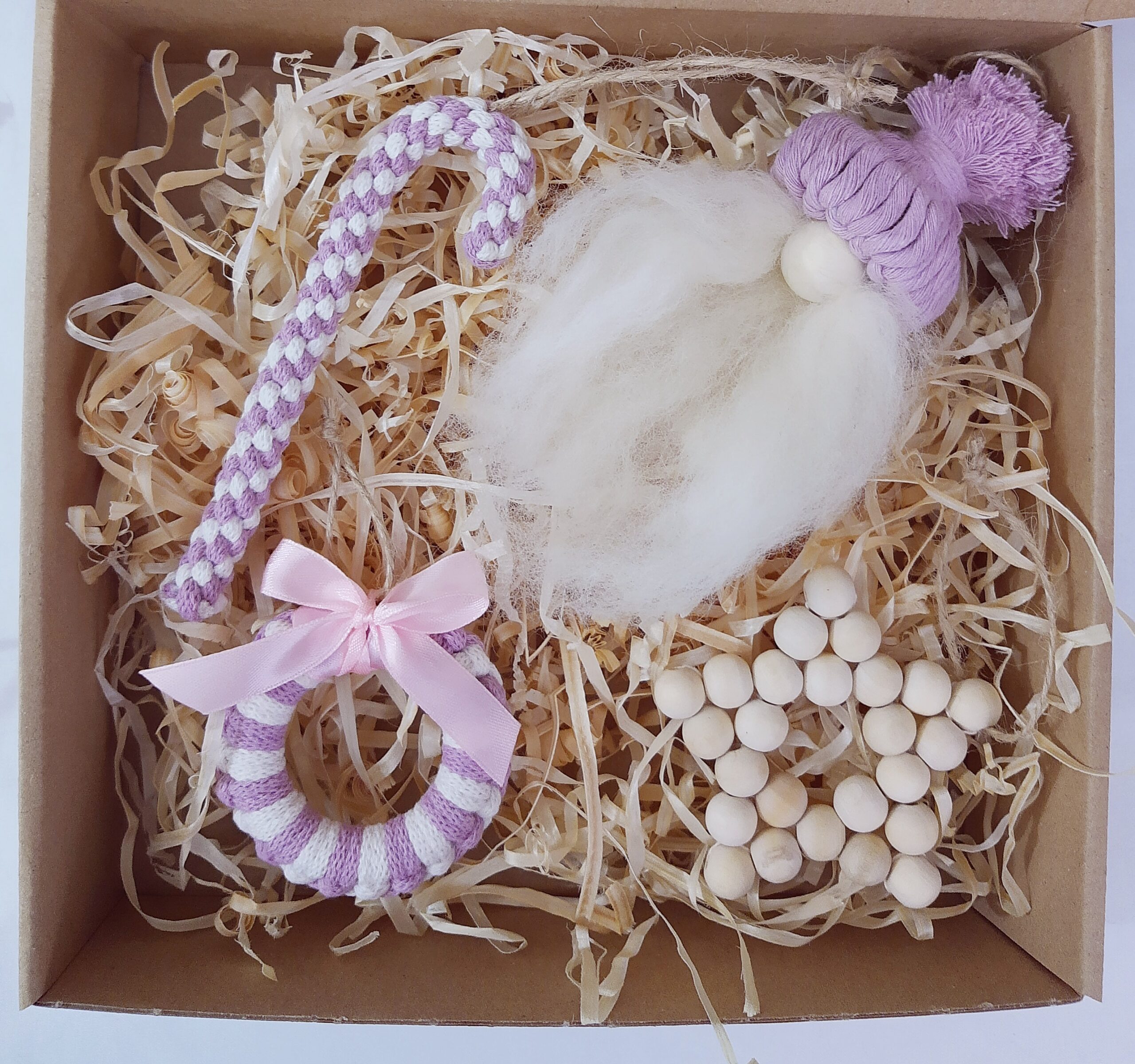 Zestaw ozdób świątecznych 2 szt. - wybierz ozdoby sam - różowy - obrazek 7