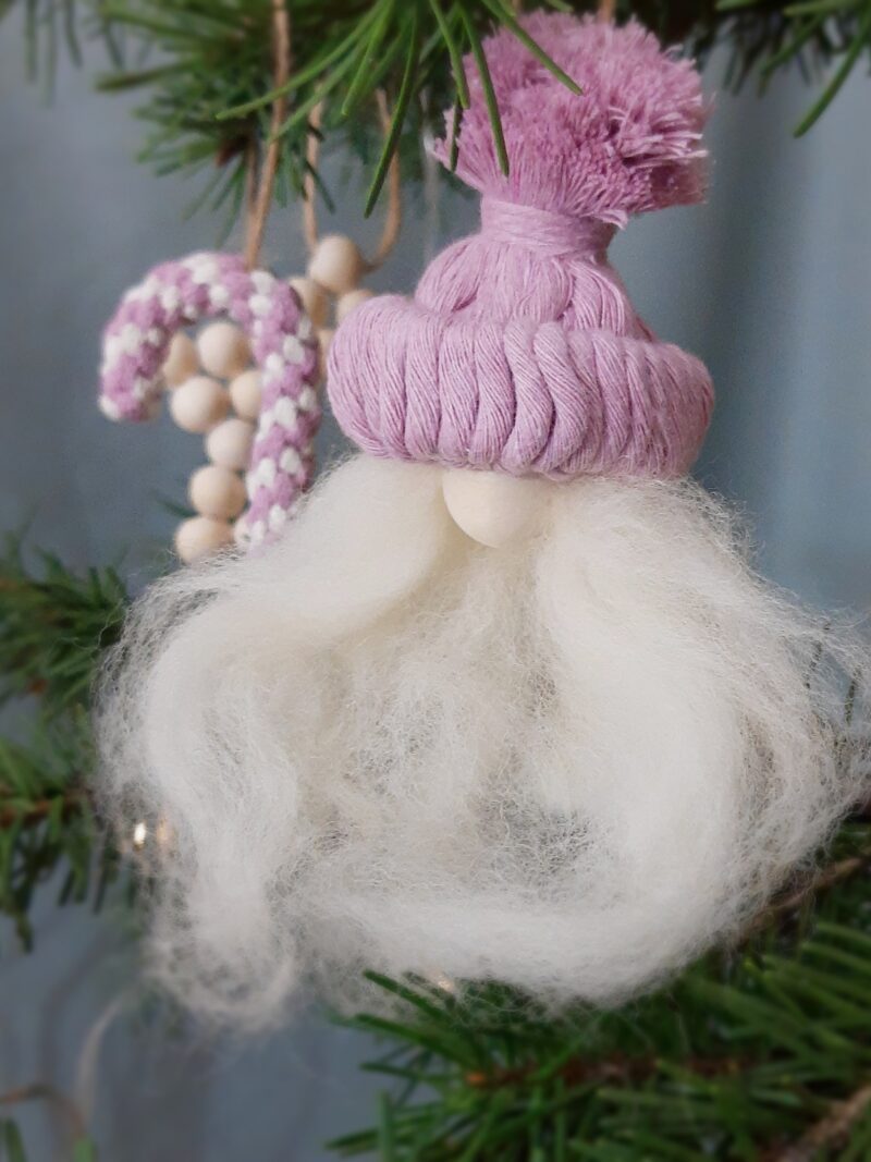 Zestaw ozdób świątecznych 4 szt. - wybierz ozdoby sam - różowy