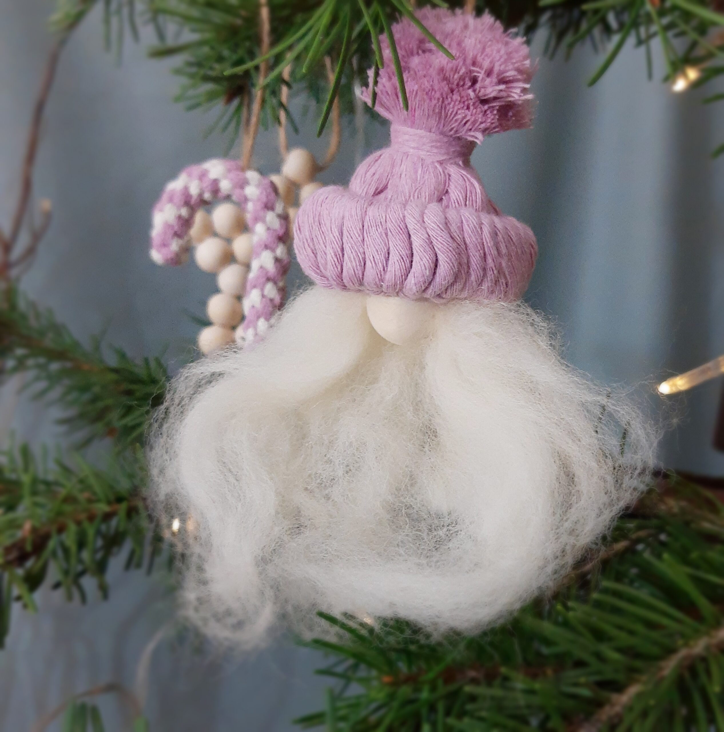 Zestaw ozdób świątecznych 2 szt. - wybierz ozdoby sam - różowy - obrazek 3