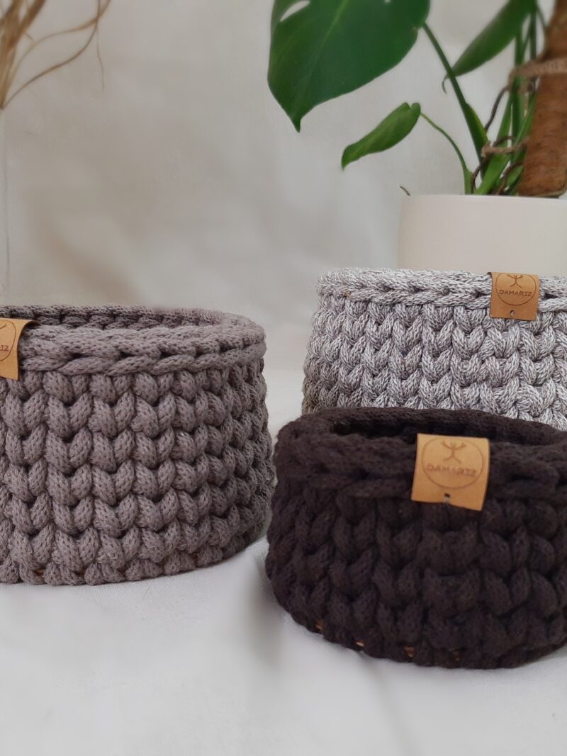 zestaw koszyczków brązowych, kawowych, trzy koszyczki, koszyk do przechowywania zestaw koszyczków brązowych, kawowych, trzy koszyczki, koszyk do przechowywania, kawowe dekoracje, koszyki do dekoracji